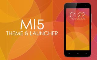 Mi5 Theme and Launcher الملصق