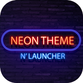 Neon Theme and Launcher 2018 icône