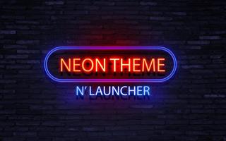 Neon Theme and Launcher Cartaz