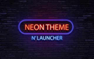 Neon Theme and Launcher 2017 スクリーンショット 1