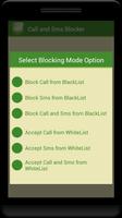 Call and Sms Blocker تصوير الشاشة 3