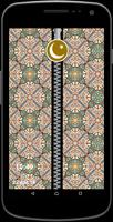 Islamic Texture Zipper Screen पोस्टर