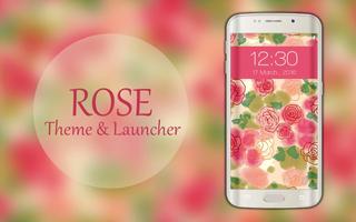 Rose Theme and Launcher 2018 Screenshot 1