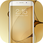 Theme for Galaxy S7 Gold آئیکن