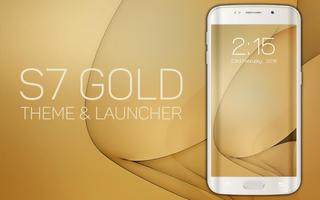 Theme for Galaxy S7 Gold screenshot 1