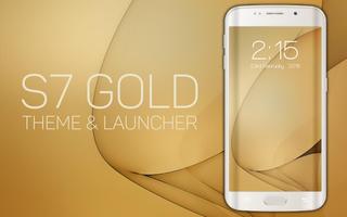 برنامه‌نما Theme for Galaxy S7 Gold عکس از صفحه