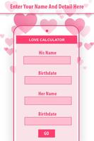 Love Calculator - Calculate Love Percentage الملصق