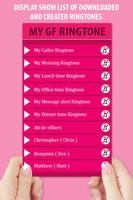 My GF Name Ringtone Maker تصوير الشاشة 1
