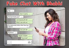 Fake Chat with Bhabhi – Fake Chat capture d'écran 1