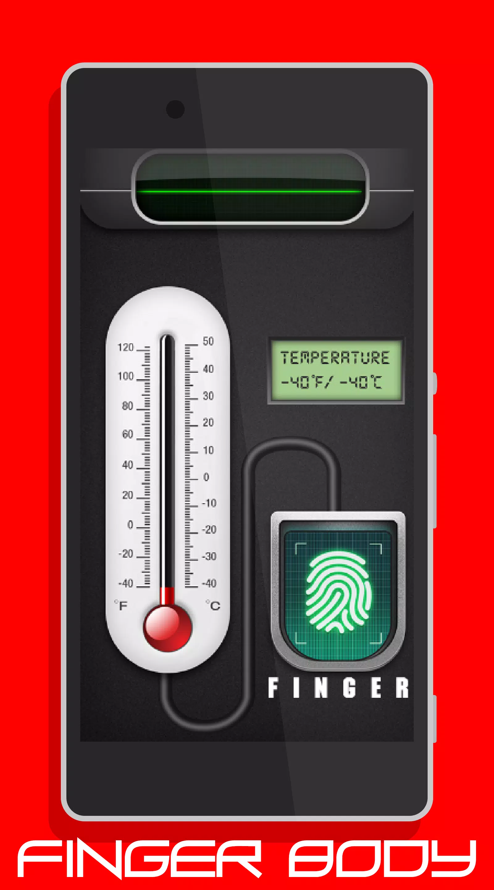 Doigt thermomètre SCAN Prank APK for Android Download