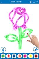 Draw Flowers : Paint Art capture d'écran 3