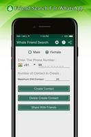 Friend Search for WhatsApp Number Affiche