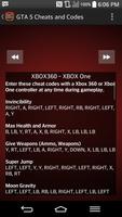 GTA 5 Cheats and Codes screenshot 2