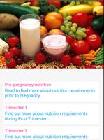Pregnancy Food Guide Affiche