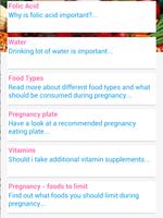 Pregnancy Food Guide capture d'écran 1