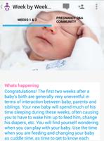 Baby Development Week by Week capture d'écran 1