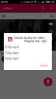 Vedmatt High Quality HD Video Downloader اسکرین شاٹ 2