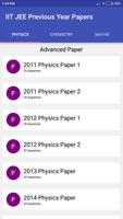 IIT JEE Previous Year Papers captura de pantalla 1