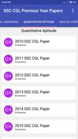 SSC CGL Previous Year Papers captura de pantalla 2
