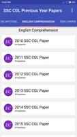 SSC CGL Previous Year Papers captura de pantalla 3
