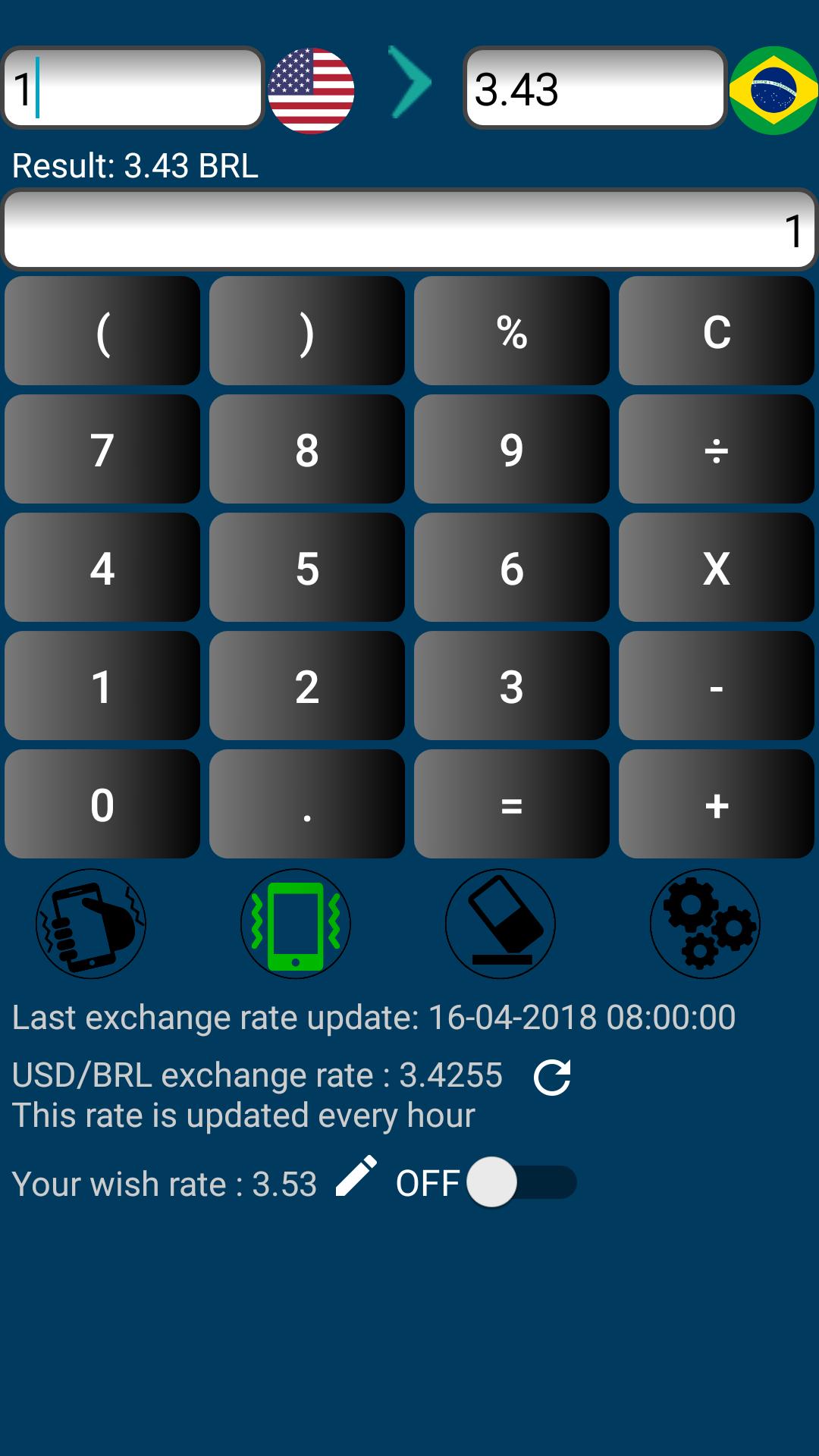 Convert Us Dollar To Brazilian Real Brl Usd Para Android Convert Us Dollar To Brazilian Real
