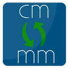 convert cm to mm | milimeter to centimeter icon