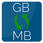 Convert GB to MB | Megabyte to Gigabyte conversion ícone