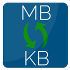 Convert KB to MB | Megabyte to kilobyte conversion icon