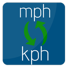 mph to kph | Kilometers per hour to Miles per hour icône