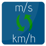 m/s to km/h | kilometers/hour to meters/second icône