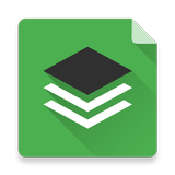 Prime Green Black Layers Theme icône
