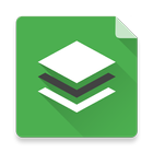 Prime Green Dark Layers Theme icône