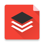 Prime Red Black - Layers Theme icône