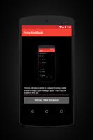 Prime Red Black - Layers Theme الملصق