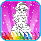 Coloring Book Princess Girls icon