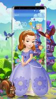 Prinzessin Schloss Thema Plakat