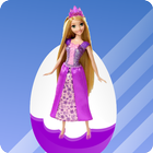 Princesa jogo Surprise Eggs ícone