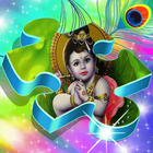 Lord Radha Krishna Games -Gopi Doll Fashion Puzzle icône