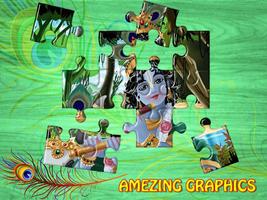 Lord Radha Krishna Games -Gopi Doll Fashion Puzzle capture d'écran 2