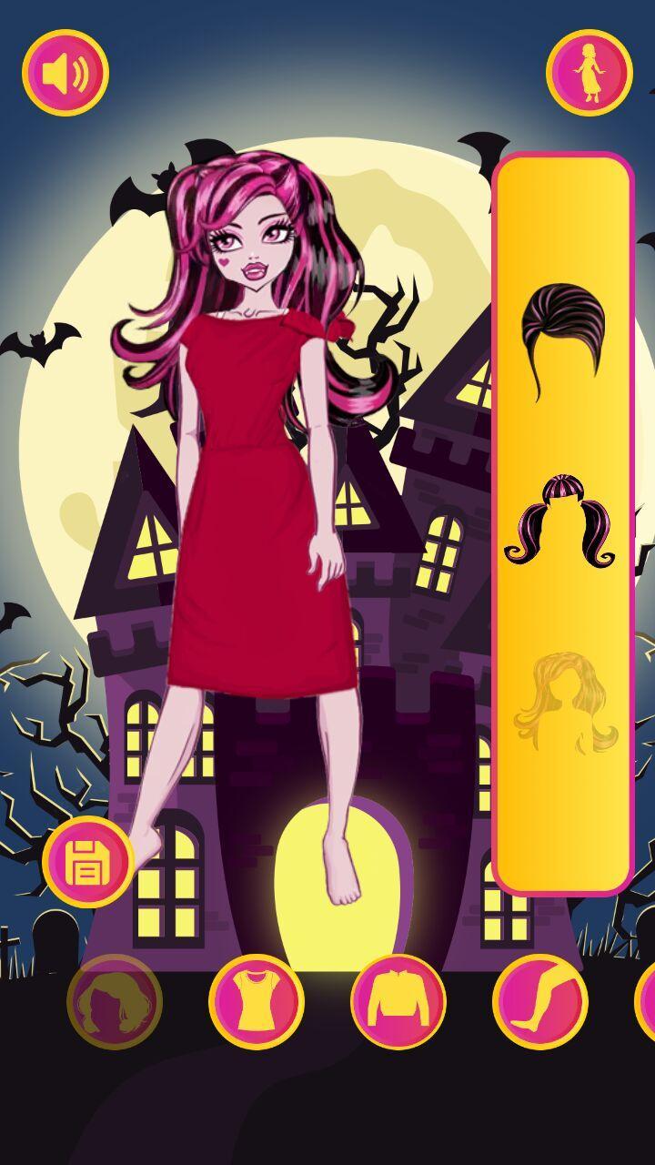 Dress Up Beauty Salon Monster High For Girls For Android - monster high transformation in royale high roblox royale