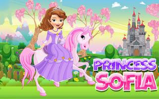 Princess Sofia with Horse पोस्टर