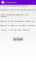 Java Keywords পোস্টার