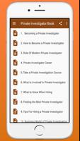 Private Investigator Book โปสเตอร์