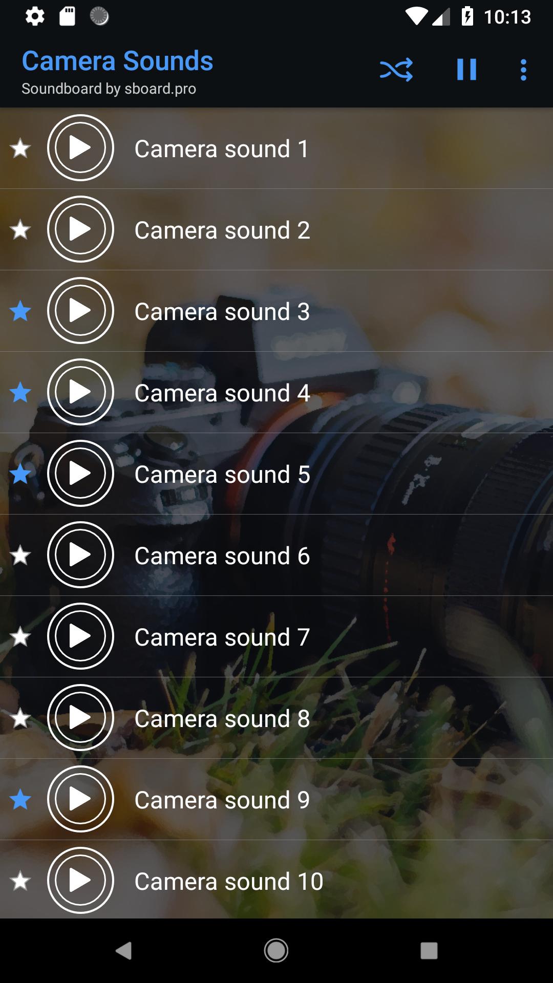 Samsung камера звук
