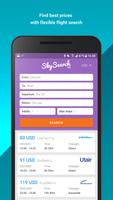 Skysearch - flexible cheap flights search पोस्टर