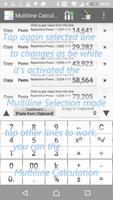 Multiline Calculator intuitive screenshot 1