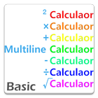 آیکون‌ Multiline Calculator Basic