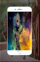 Baby Groot Wallpaper HD Affiche