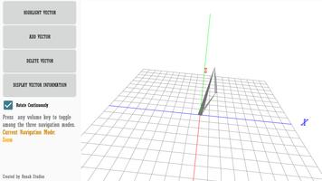 3D Vector Calculator capture d'écran 1