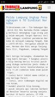 Tribrata News Lampung imagem de tela 2